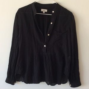 Aritzia Wilfred button down boho top